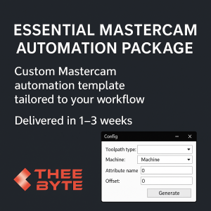 Thee Byte Essential Mastercam Automation Package